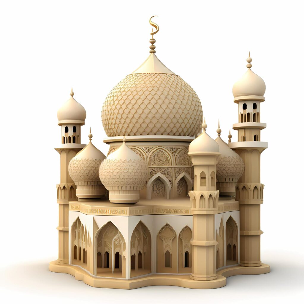 mosque AI Generated Stock Free