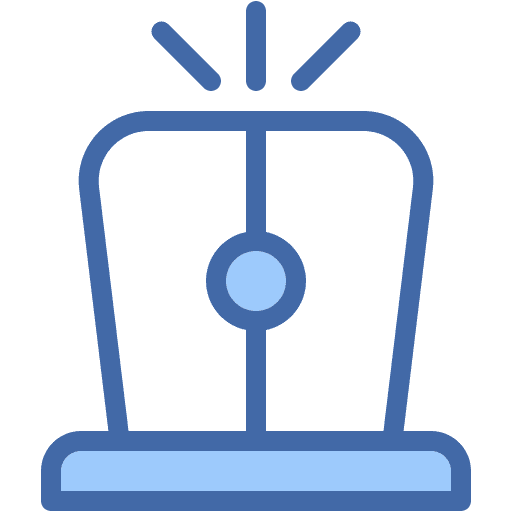 Flasher, light, alarm icon