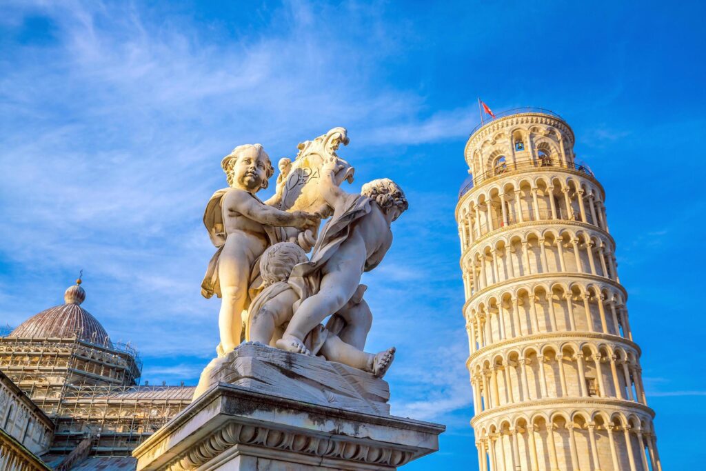 Pisa Cathedral and the Leaning Tower Stock Free