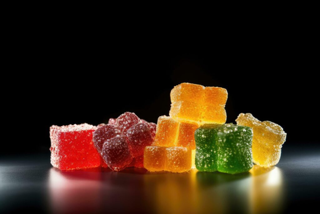 stock photo of gummy candy food photography AI Generated Stock Free