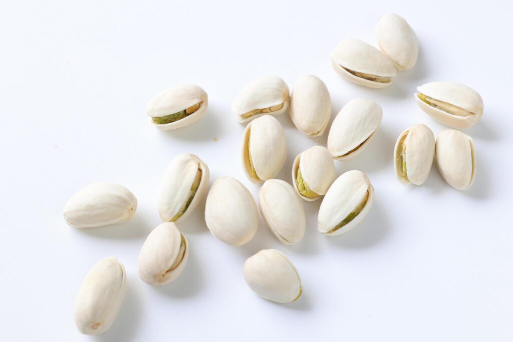 Pistachio nut isolated on white background Stock Free