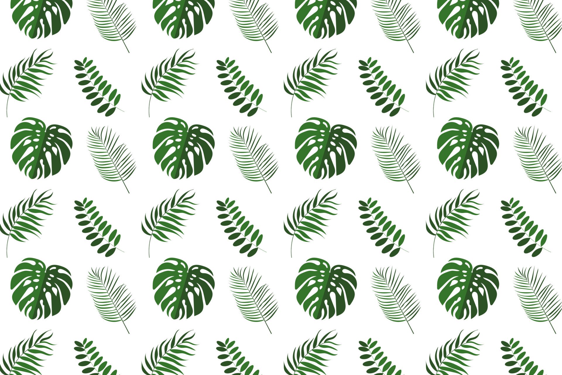 Tropical leaves summer seamless pattern background design Free Vector