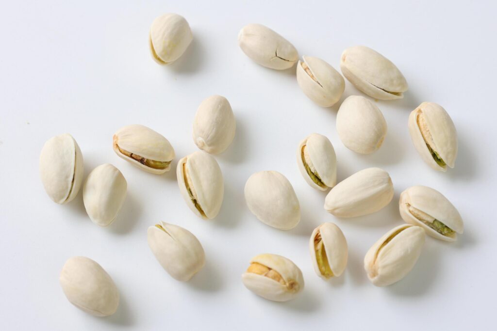 Pistachio nut isolated on white background Stock Free