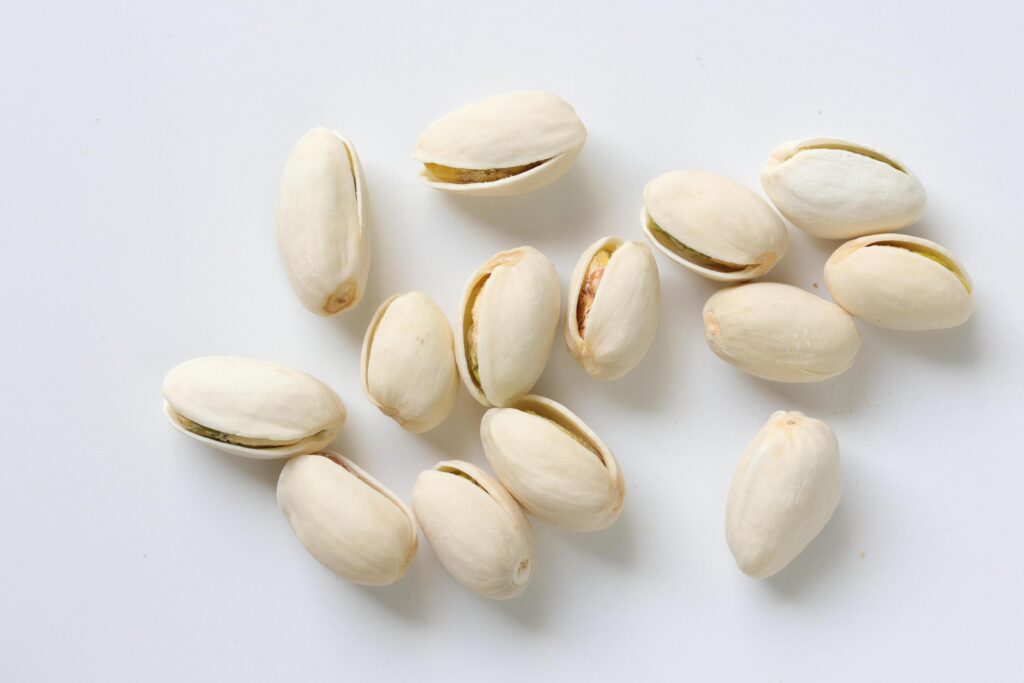 Pistachio nut isolated on white background Stock Free