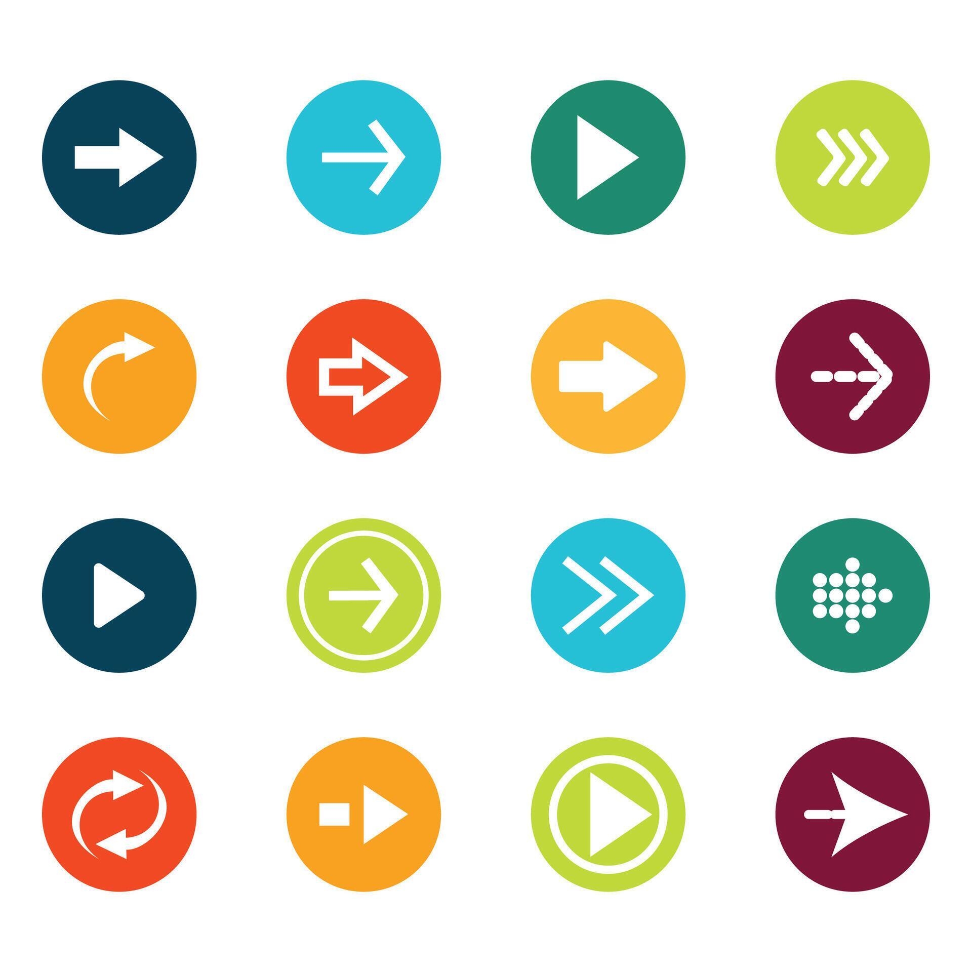 Arrow icon collection design. Stock Free Stock Free