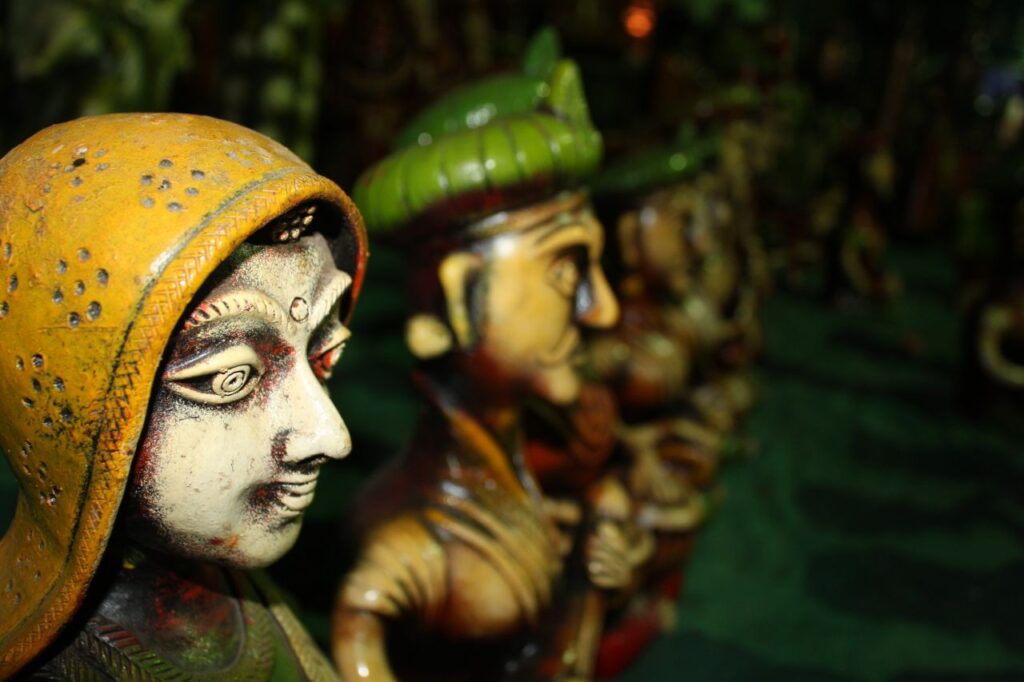 Colorful Indian Sculptures Earth Stock Free