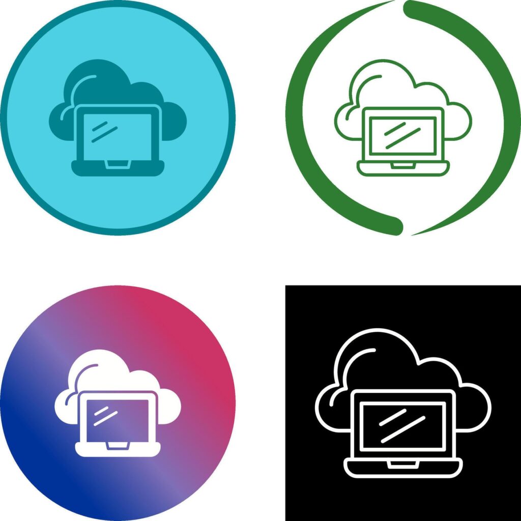 Laptop Icon Design Stock Free