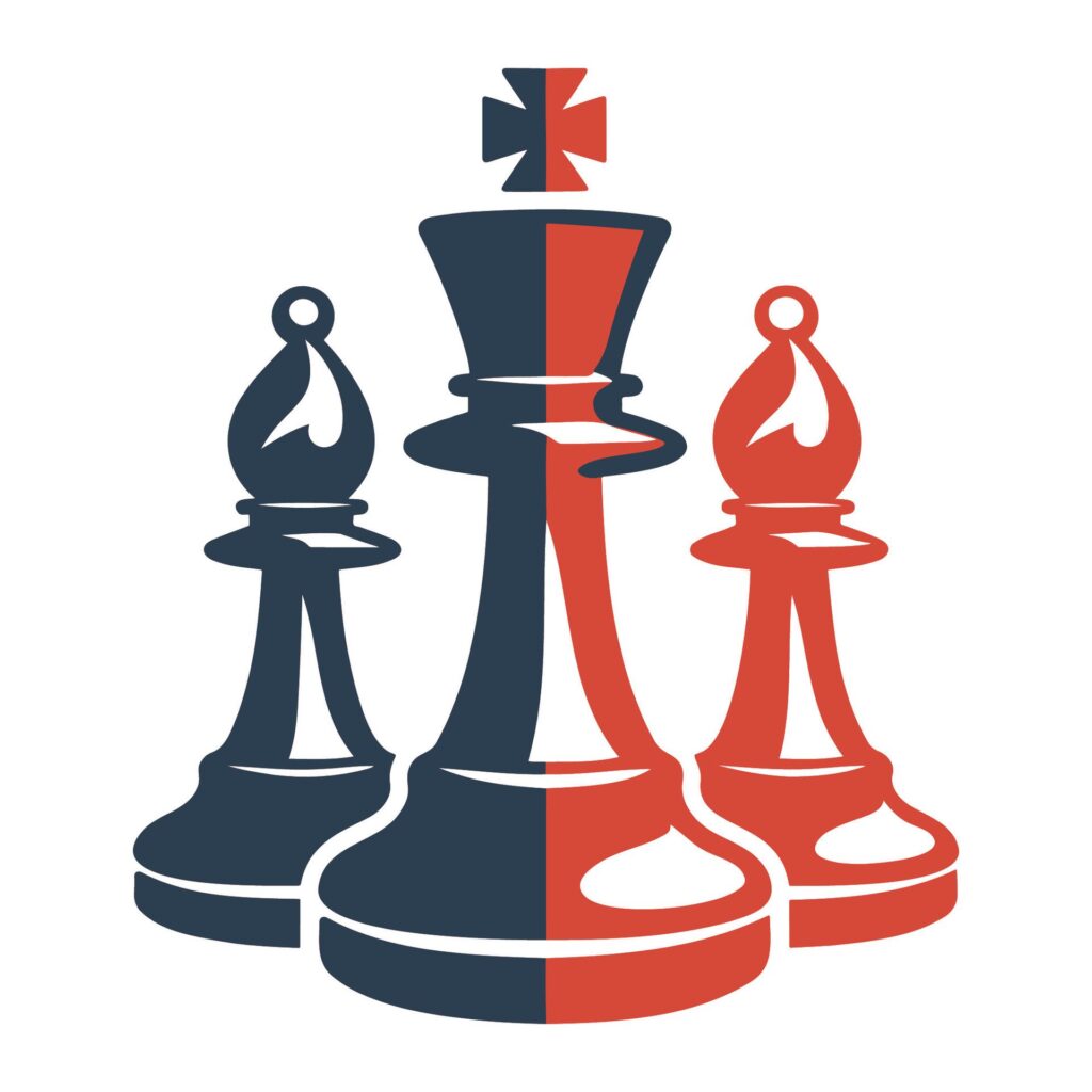 
									Simple Chess Club Logo. Vector Illustration Free Vector