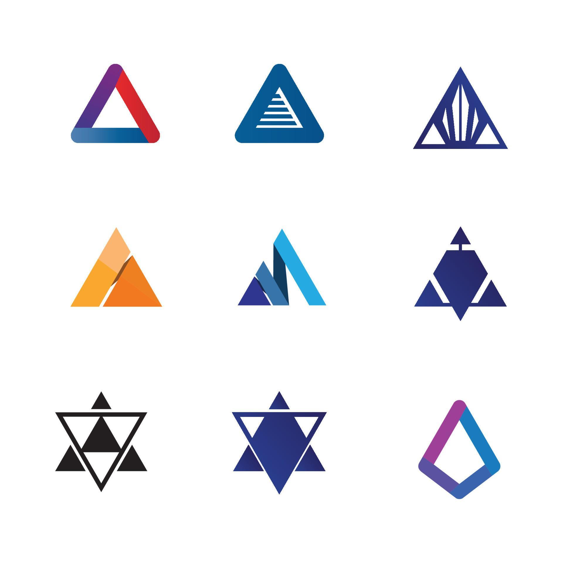 Arrow vector illustration icon set logo design Stock Free and Free SVG