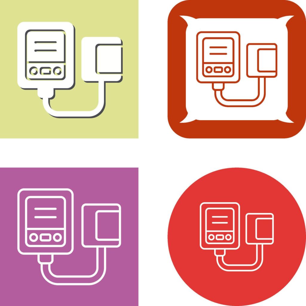 Blood Pressure Icon Design Stock Free