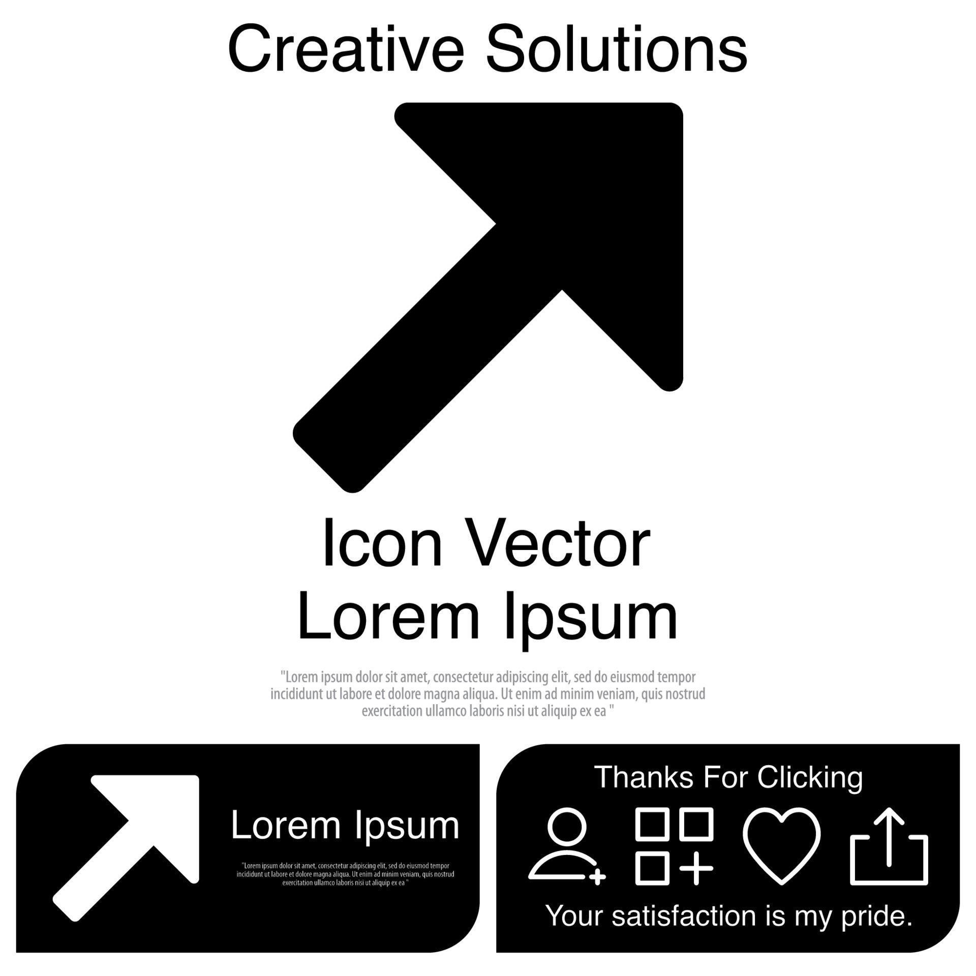 Arrow Icon Vector EPS 10 Stock Free