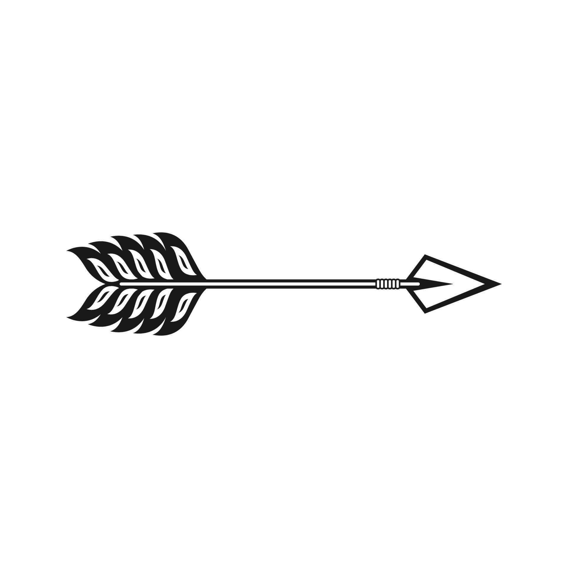 tribal arrow graphic design vector Stock Free