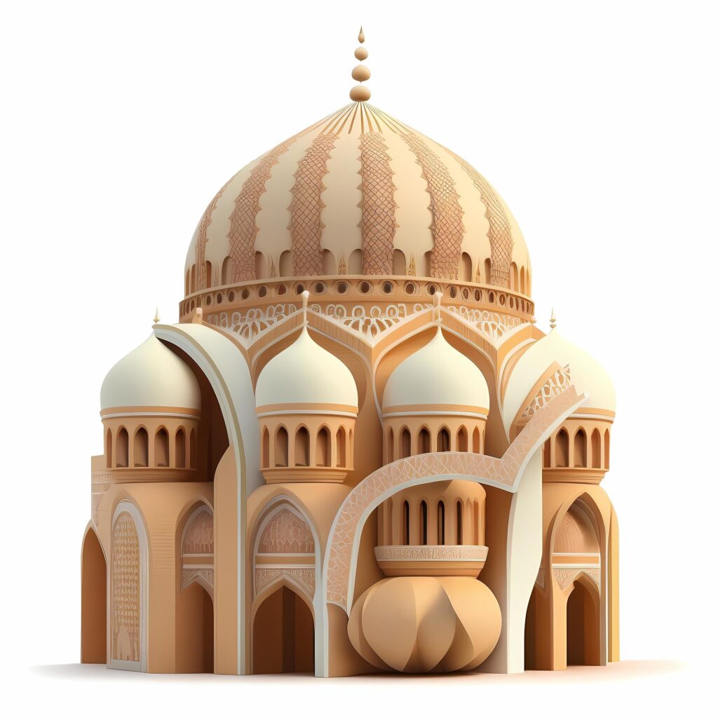 mosque AI Generated Stock Free