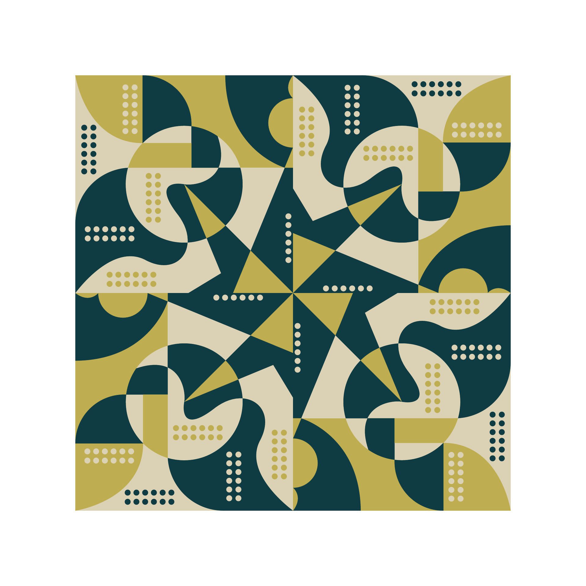 ILLUSTRATION 114 MODERN GEOMETRIC PATTERN ARTWORK Free Vector