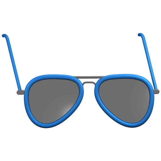 Sunglasses, glasses, sun glasses 3D illustration