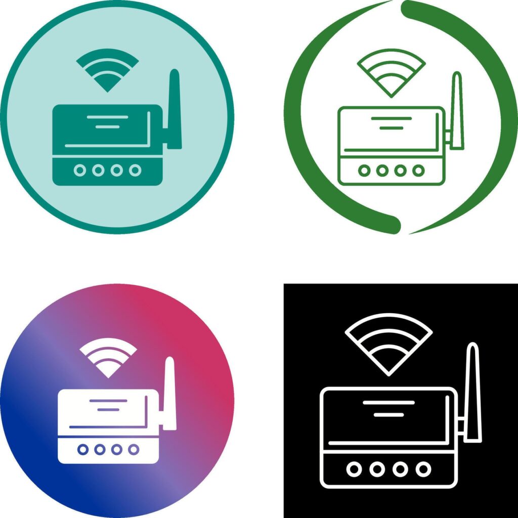 Wifi Router Icon Design Stock Free