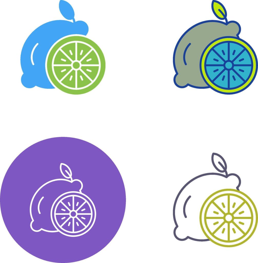 Lemon Icon Design Stock Free