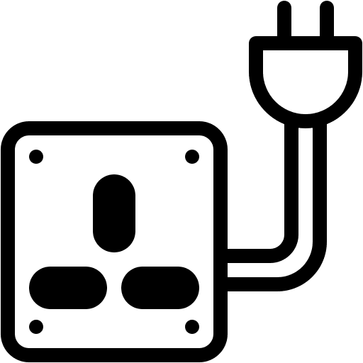 Plug, electric, electronics icon