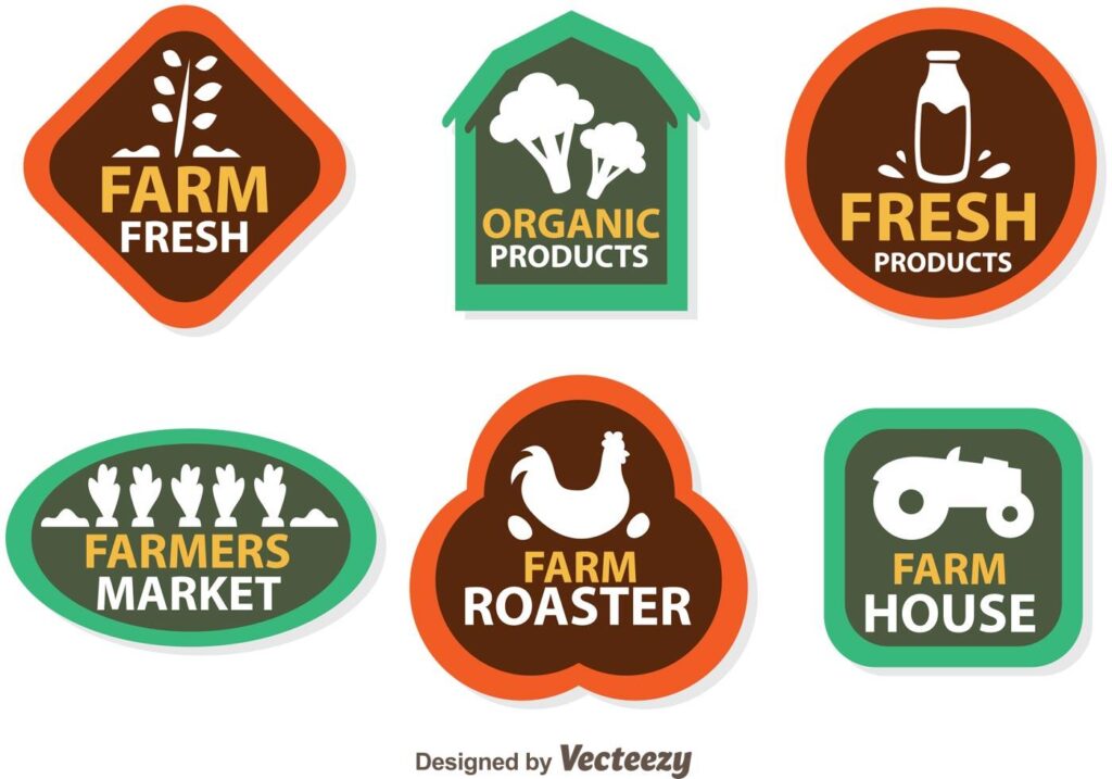 Vector Farmers Logo Icons Stock Free and Free SVG