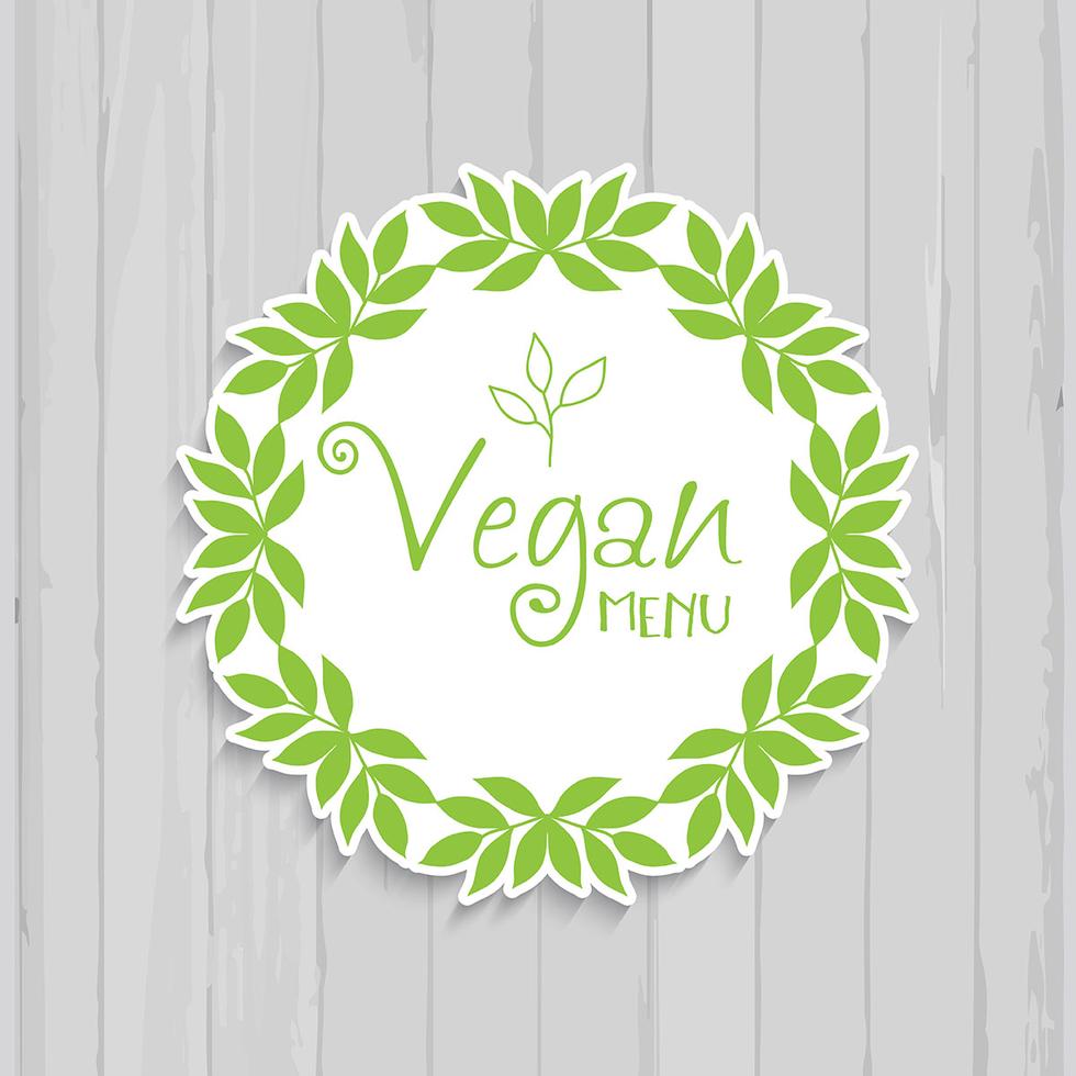 Vegan menu design Stock Free