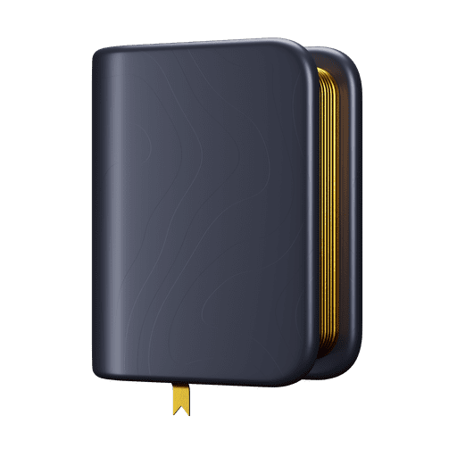 Notebook 3D illustration