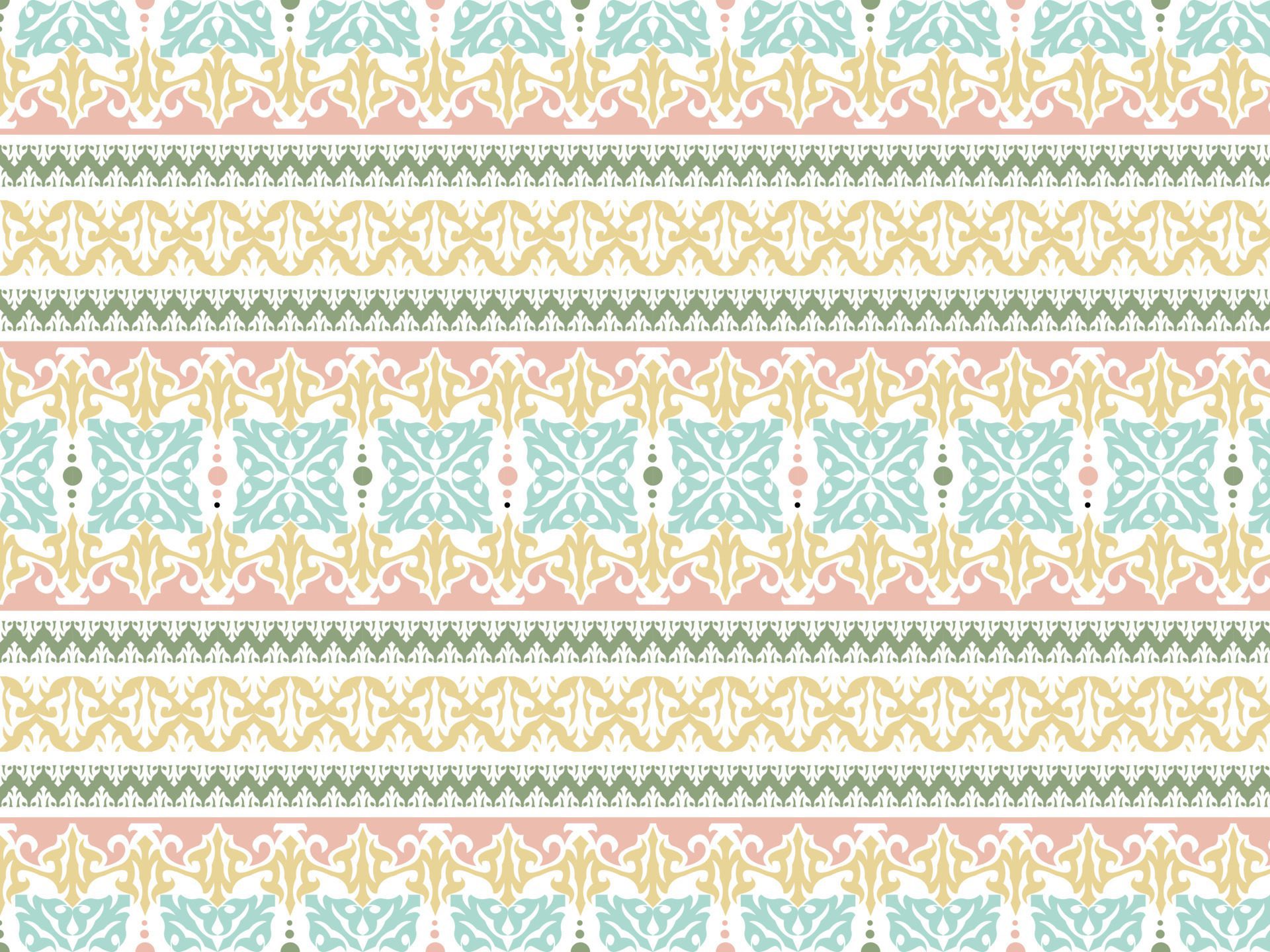 elegant ethnic pattern background Free Vector