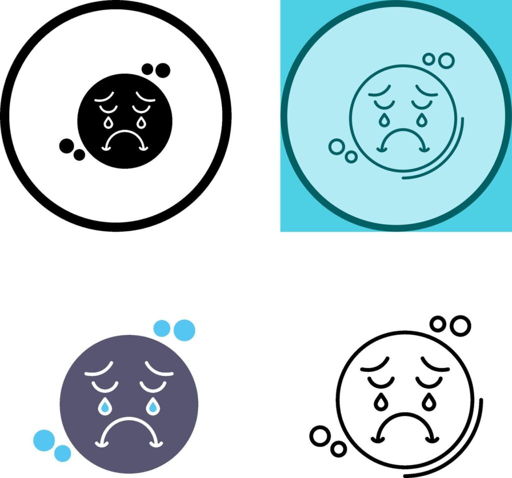 Unhappy Icon Design Stock Free