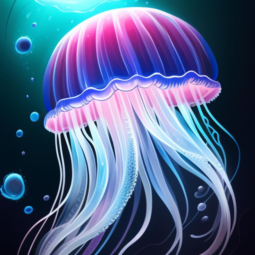 Jellyfish by @gymnistforlife by @ai_generated