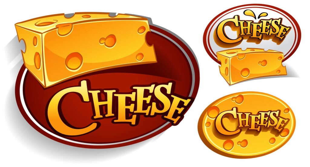 Logo designs with cheese Stock Free