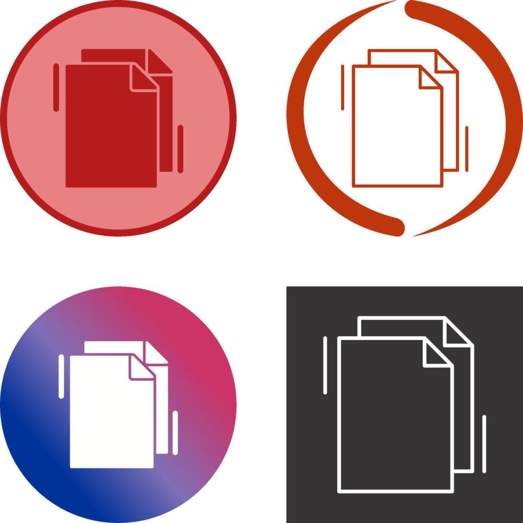 Copy Icon Design Stock Free