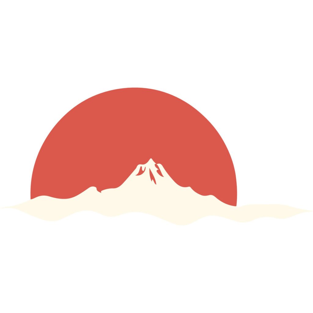 Simple Mountain Logo. Vector Illustration Free Vector