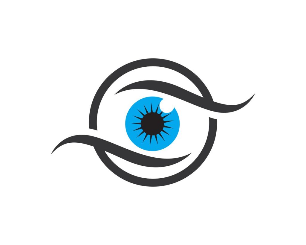 Eye Care vector logo design template Stock Free