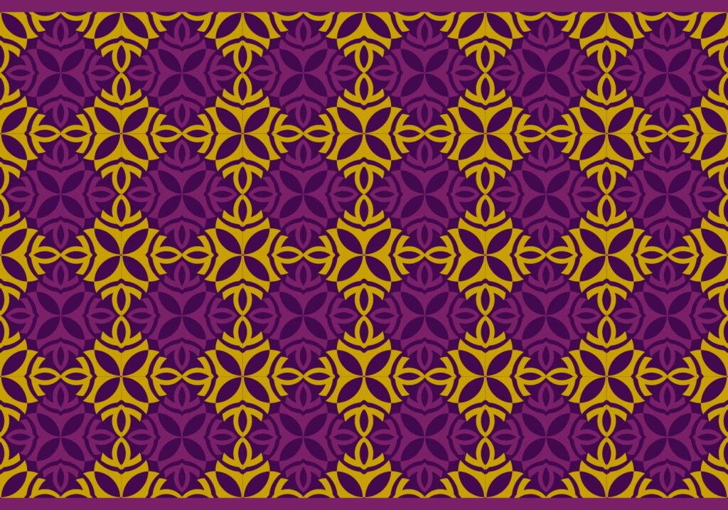 Seamless Thai Pattern Vector Background Free Vector