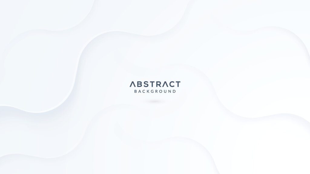 White abstract geometric background Free Vector