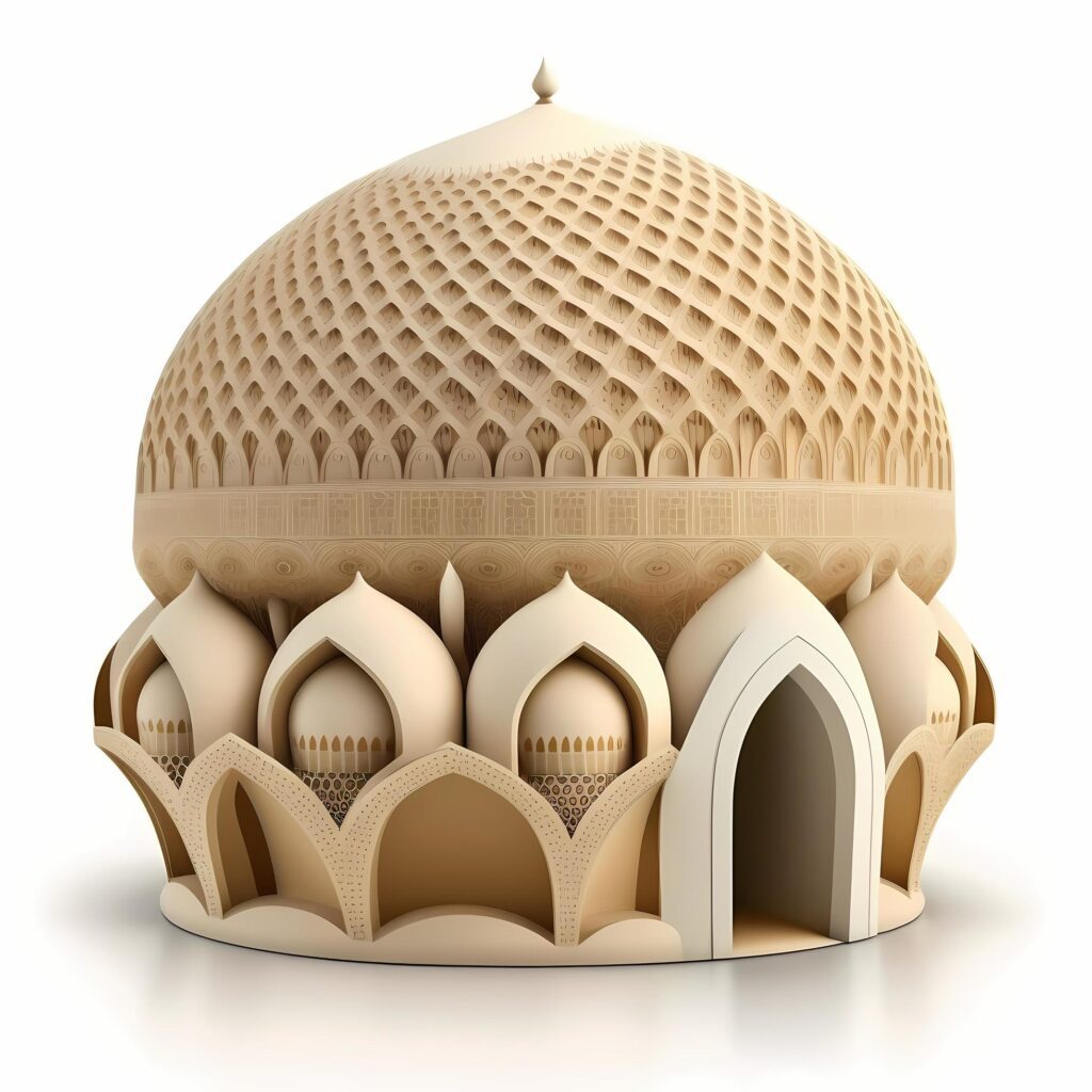 mosque AI Generated Stock Free