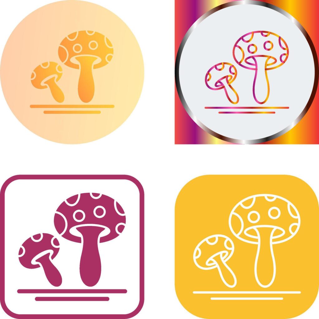 Mushroom Icon Design Stock Free