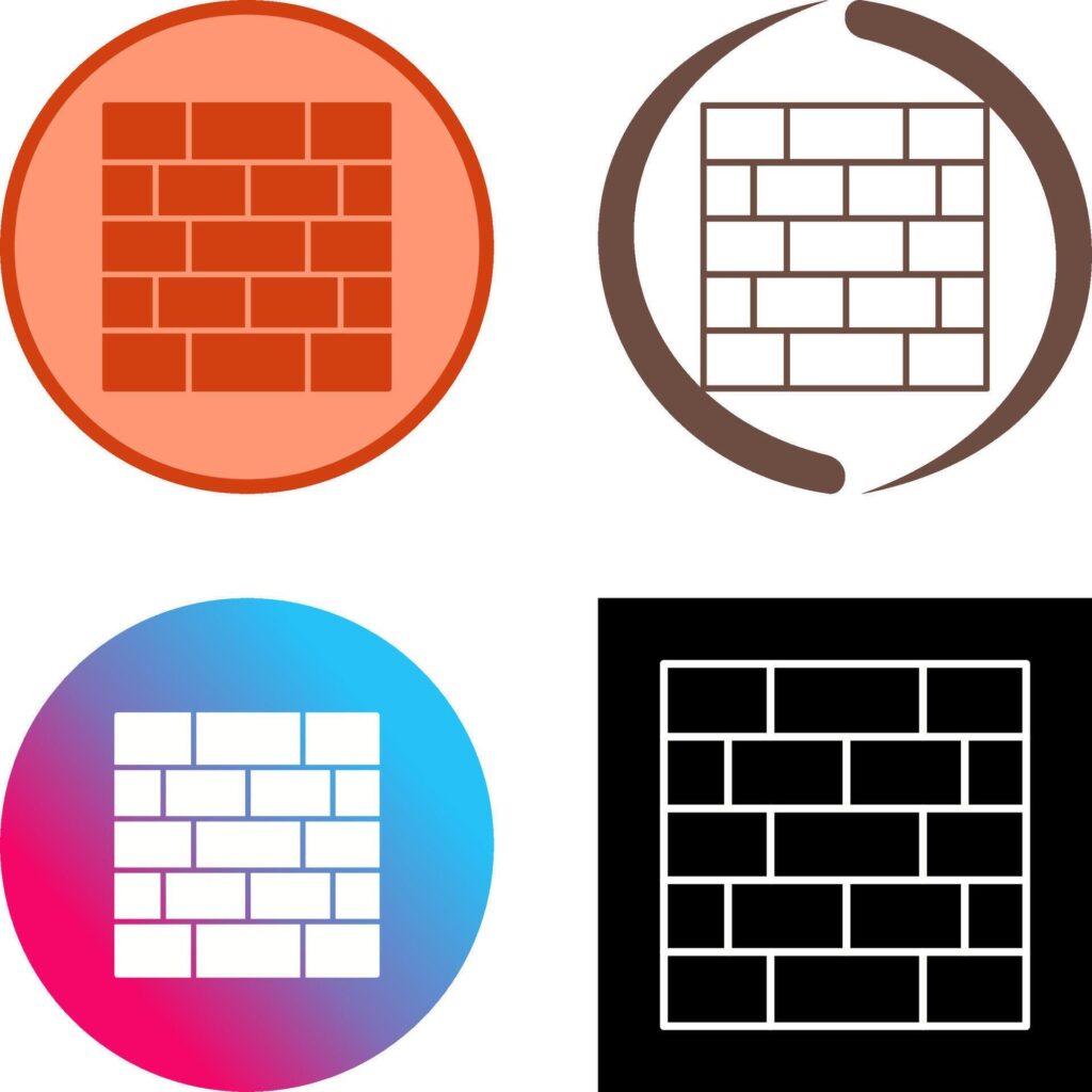 Wall Icon Design Stock Free