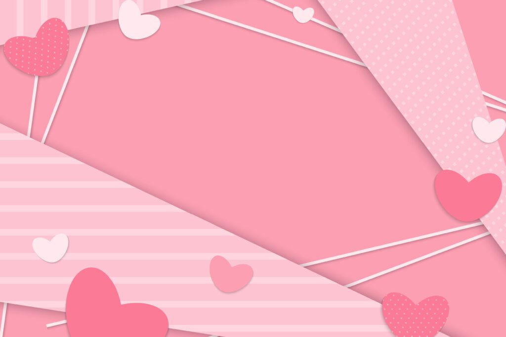 Happy Valentine day background vector design Free Vector