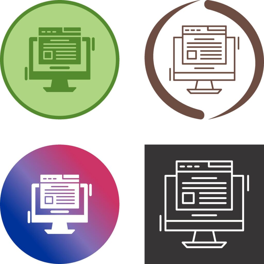 Blog Icon Design Stock Free