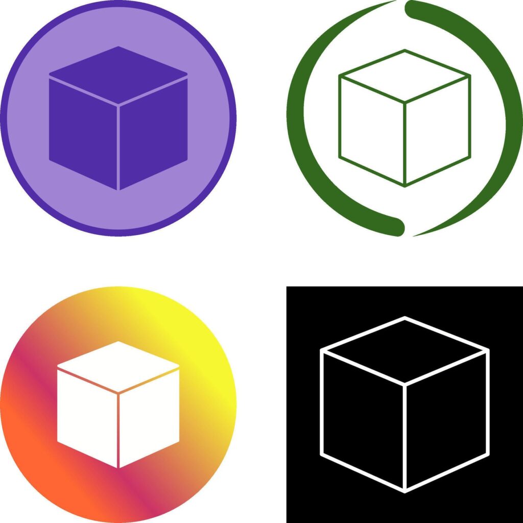 Cubic Design Icon Design Stock Free