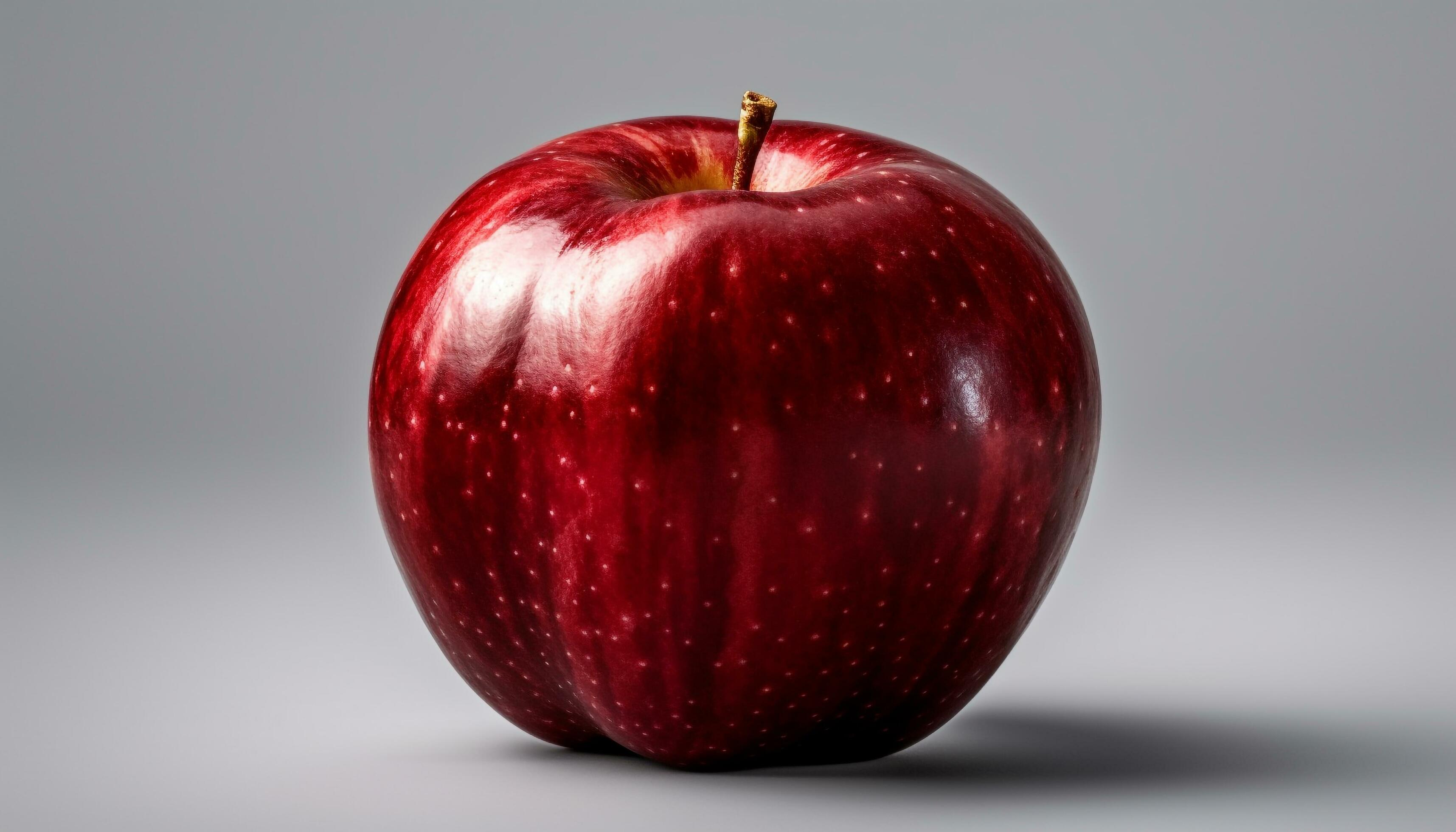 Juicy red delicious apple, a perfect snack for healthy lifestyles generated by AI Stock Free