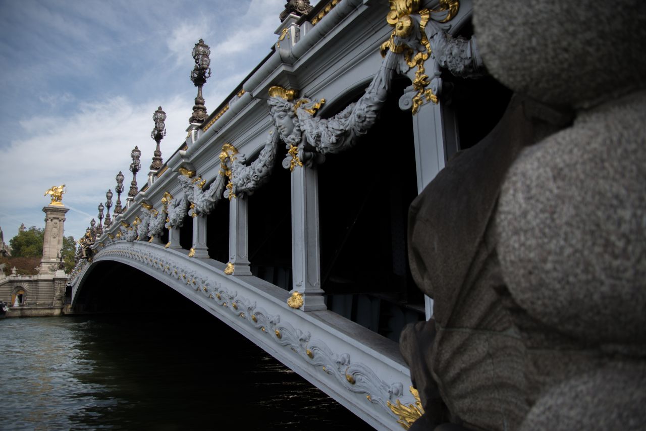 Bridge over Seine Stock Free