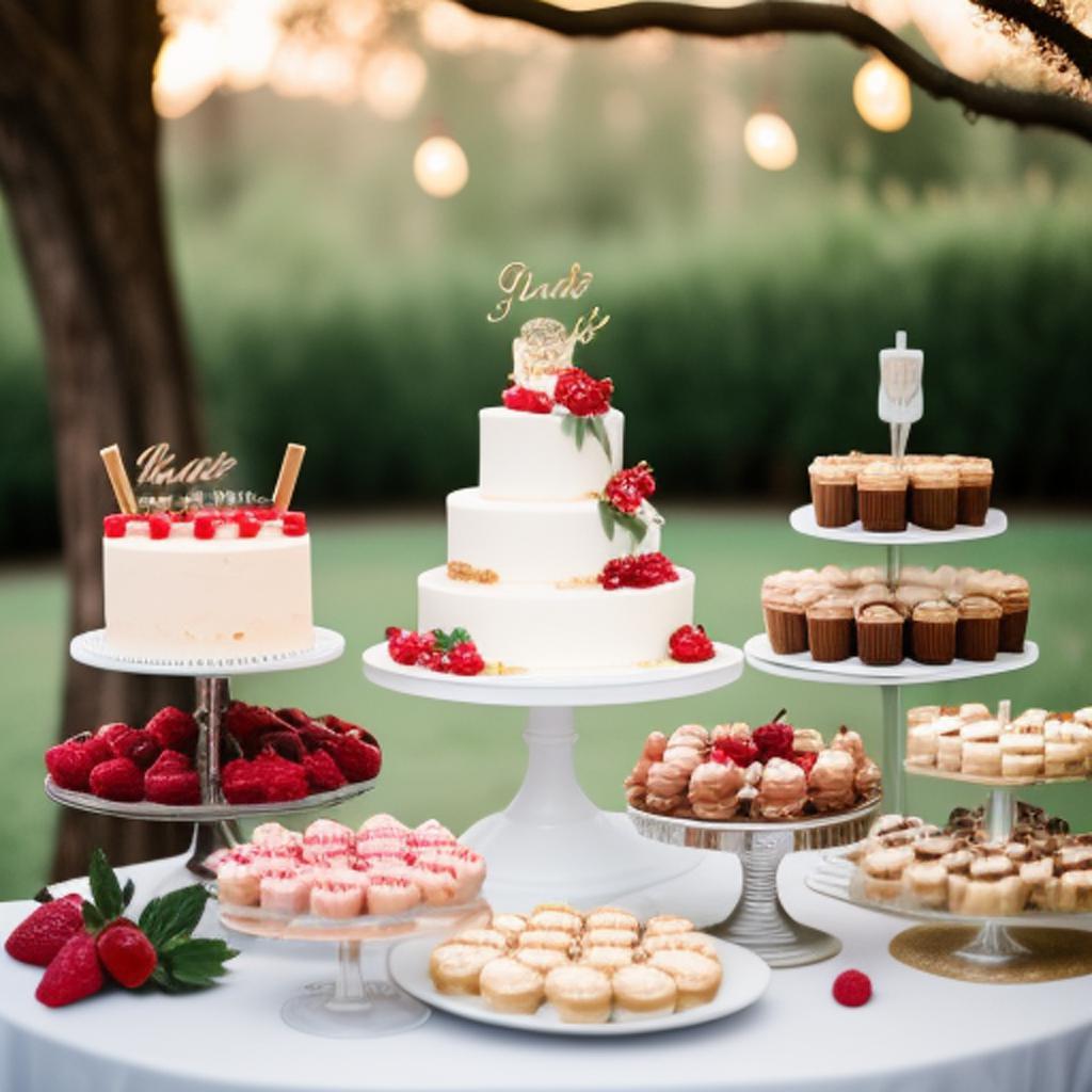 Dessert table by @kscaramella by @ai_generated