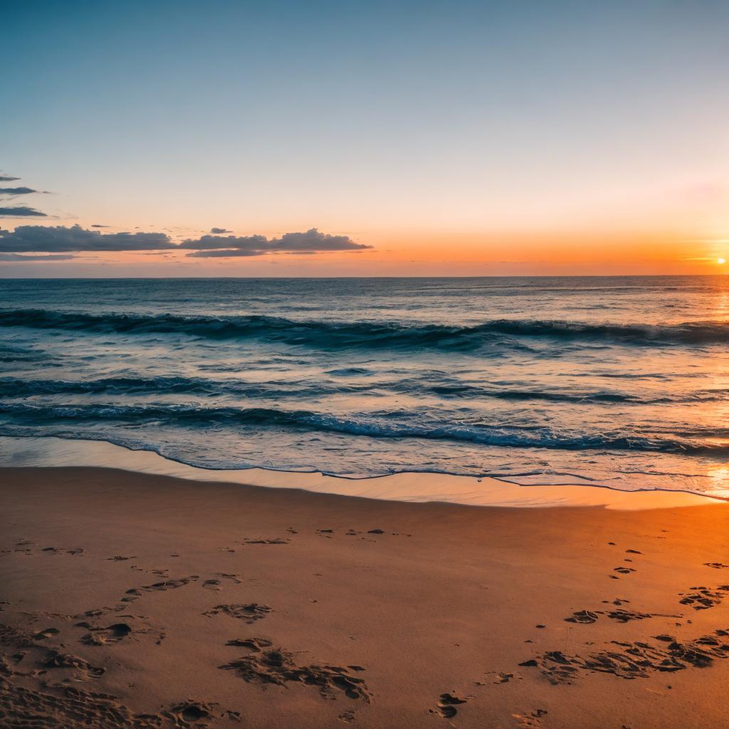 Foto de una playa by @ai_generated