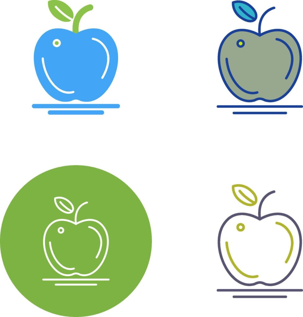 Apple Icon Design Stock Free