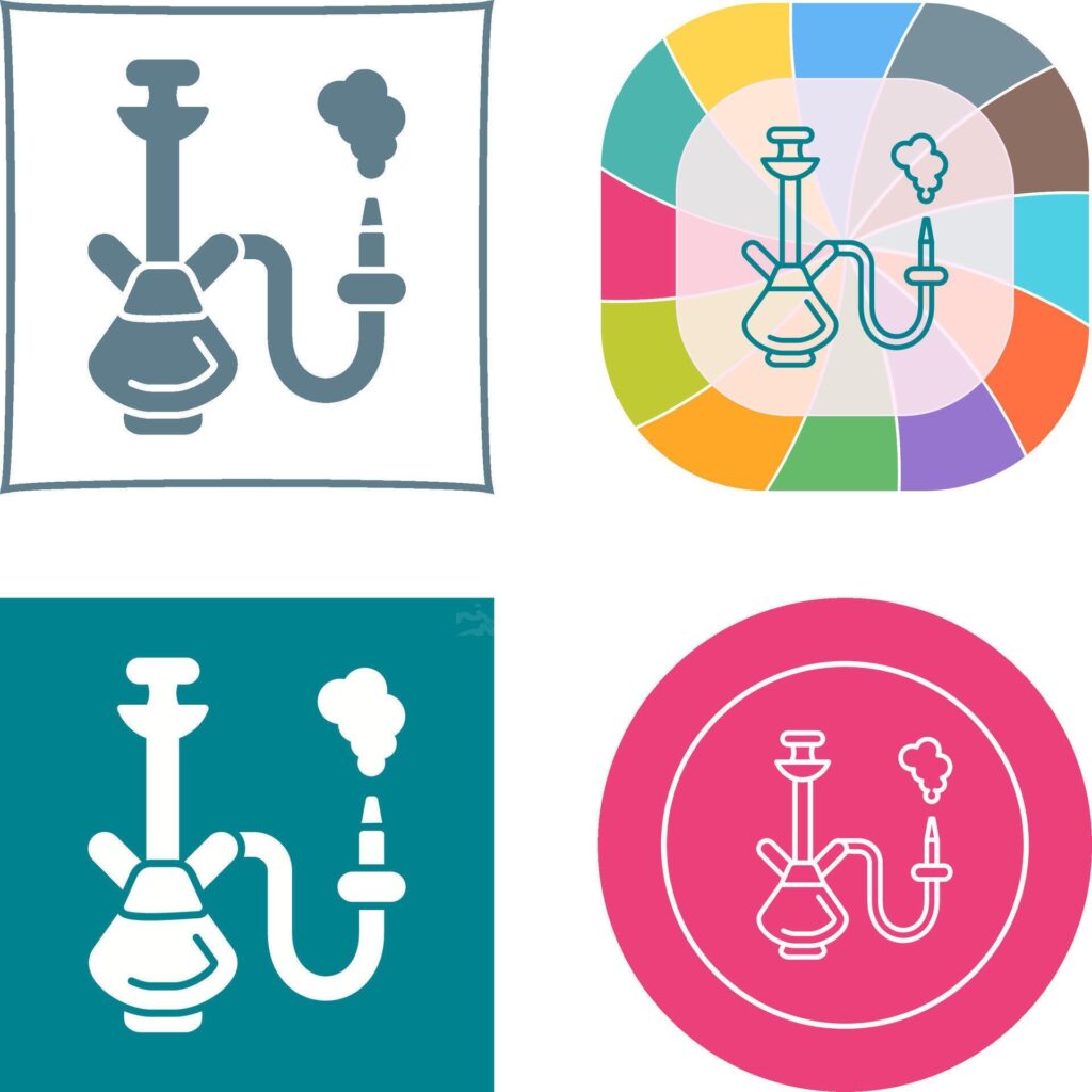 Hookah Icon Design Stock Free