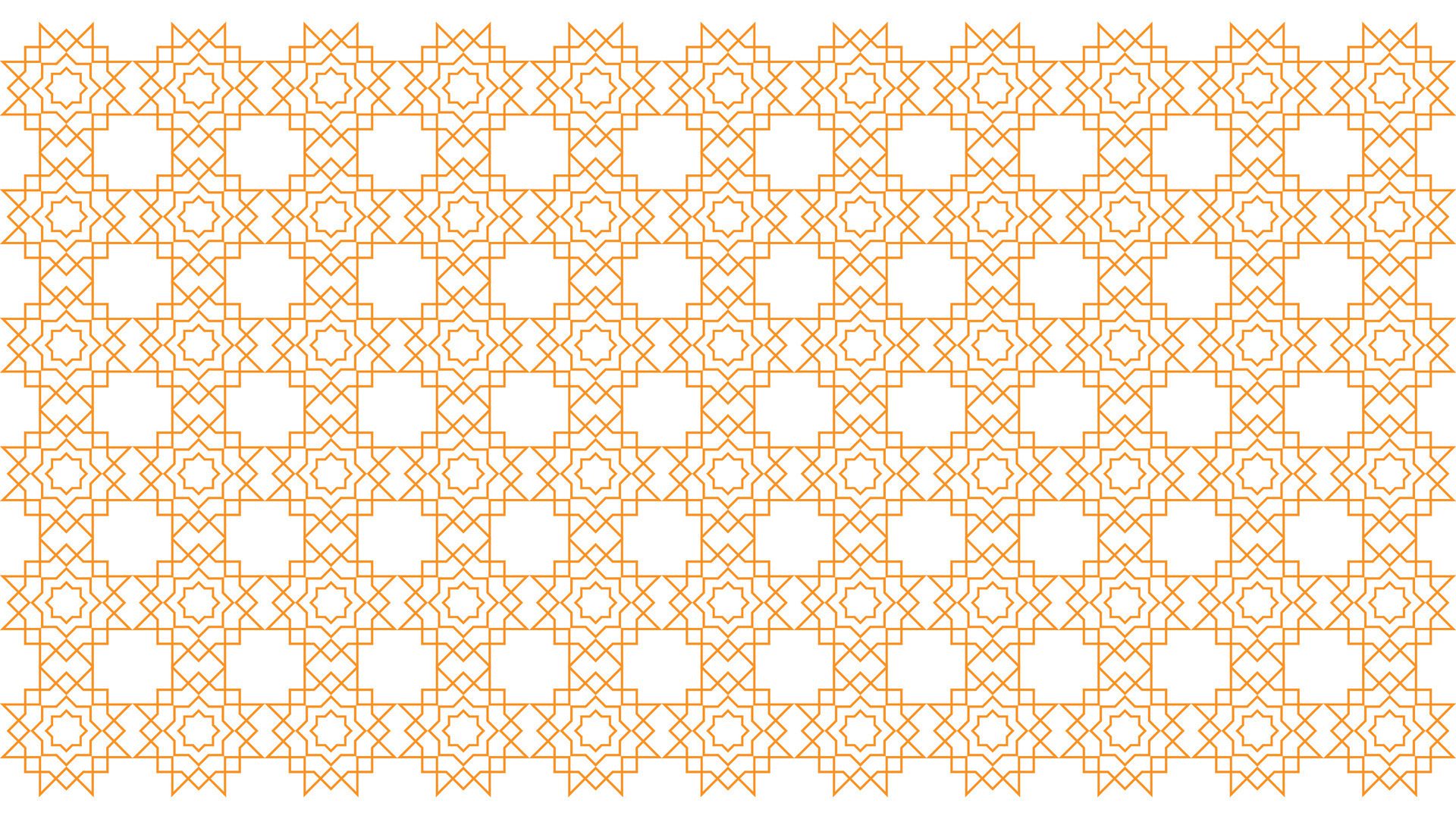 Islamic pattern decoration design that is golden, suitable for all backgrounds of brochures, invitations and so on. Islamic golden color pattern Free Vector