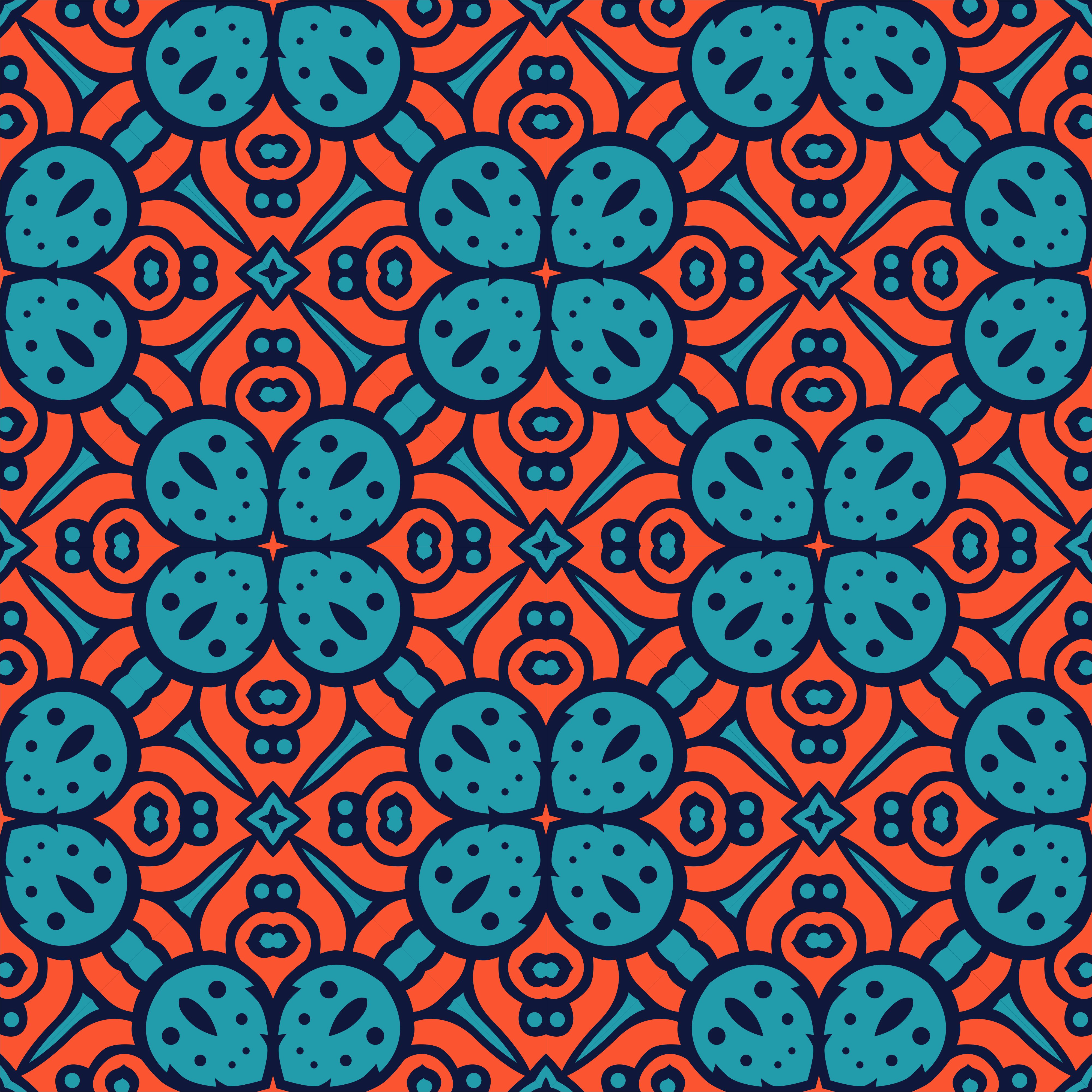 Luxury seamless ornament. Abstract pattern shape design Free Vector