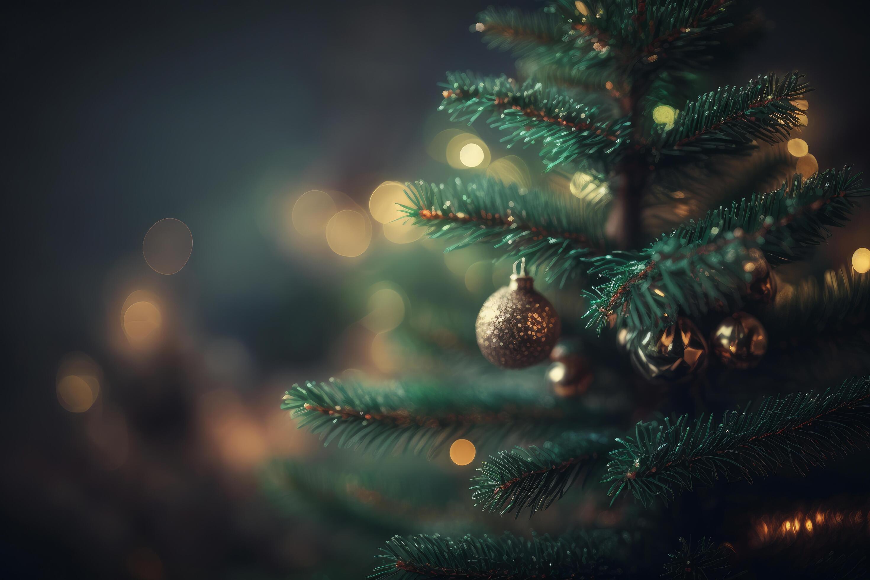 Christmas tree background. Illustration Stock Free