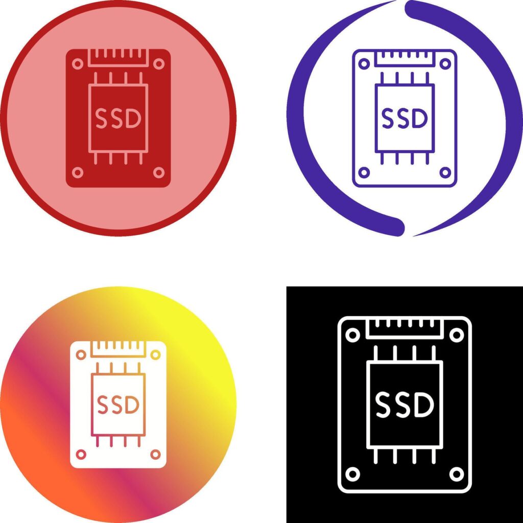 Ssd Icon Design Stock Free